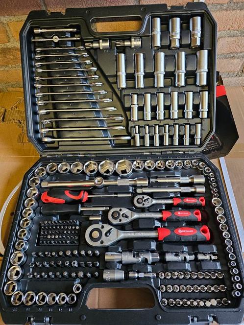 Metallo 216-delige DOPPENSET | NIEUW uit voorraad leverbaar!, Doe-het-zelf en Verbouw, Gereedschap | Handgereedschap, Nieuw, Ophalen of Verzenden