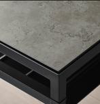 Nieuwe stoere bijzettafel met betonlook blad, Ophalen, Overige materialen, Minder dan 55 cm, Vierkant