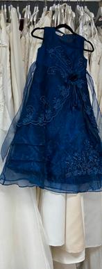 Mooie blauwe galajurk, Kinderen en Baby's, Ophalen of Verzenden, Zo goed als nieuw, Meisje