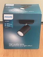 Philips Kosipo 1-spot Zwart GU10 - NIEUW, Metaal of Aluminium, Nieuw, Ophalen of Verzenden, Led
