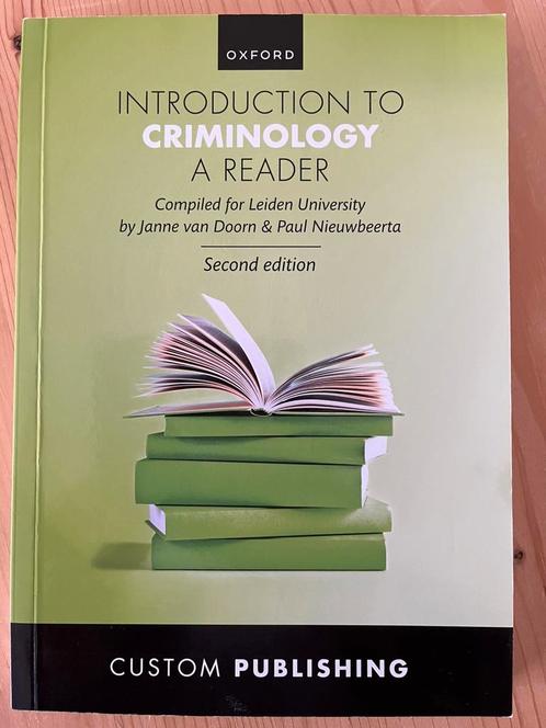 Introduction to Criminology: A reader | als nieuw, Boeken, Studieboeken en Cursussen, Zo goed als nieuw, WO, Alpha, Ophalen of Verzenden