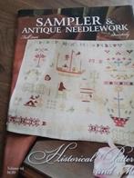 Sampler antique needlework nummer 44, Hobby en Vrije tijd, Borduren en Borduurmachines, Handborduren, Patroon, Ophalen of Verzenden