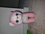 Roze knuffel, Ophalen, Gebruikt, Hond