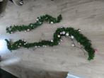 Guirlandes met verlichting en kerstballen, Diversen, Kerst, Ophalen, Gebruikt