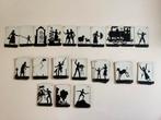 Silhouetta kaartspel uit de jaren ‘40 van de vorige eeuw, Ophalen of Verzenden