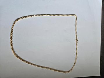 18k volledig gouden ketting beschikbaar voor biedingen