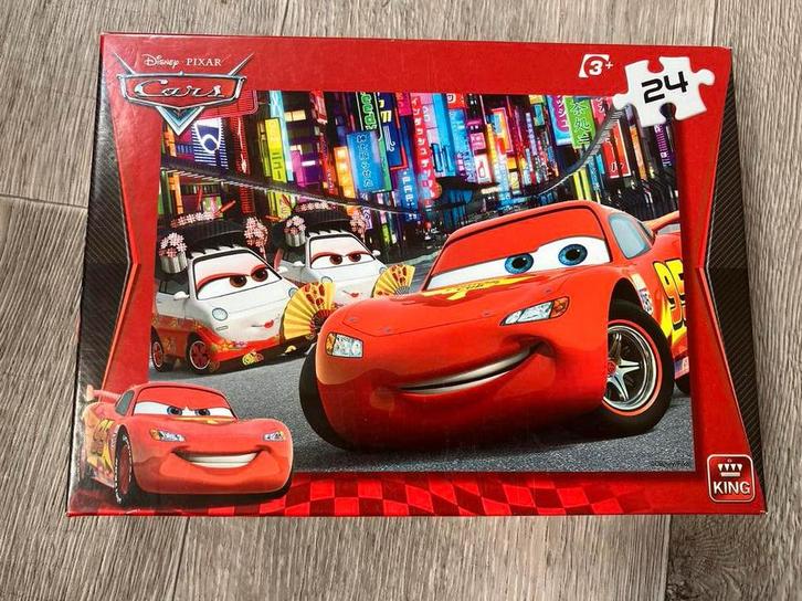 Cars Puzzel - 24 Stukjes, Kinderen en Baby's, Speelgoed | Kinderpuzzels, Zo goed als nieuw, 2 tot 4 jaar, 10 tot 50 stukjes, Ophalen of Verzenden