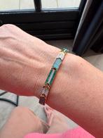 Ti Sento armband met malaciet en bergkristal, Ophalen of Verzenden, Zo goed als nieuw, Zilver