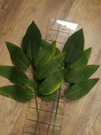 2x flocked leaf zijden bladeren, Ophalen of Verzenden, Nieuw, Binnen