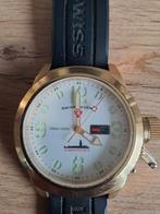 Swiss Legend Submersible horloge met datum Originele rubbere, Overige merken, Zo goed als nieuw, Polshorloge, Overige materialen
