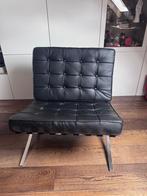Barcelona chair (replica) 2 stuks, Huis en Inrichting, Fauteuils, Ophalen, Leer