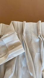 2x ecru, off white gordijnen 230cm lang, Huis en Inrichting, Stoffering | Gordijnen en Lamellen, Ophalen of Verzenden, Zo goed als nieuw