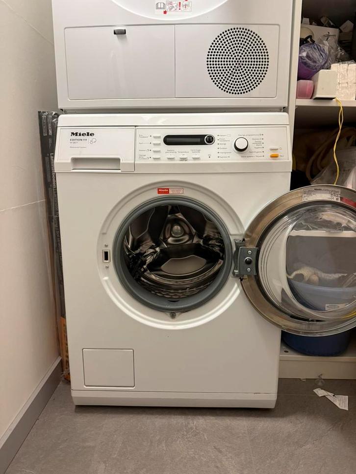 Miele wasmachine w 5877 edition 111, Witgoed en Apparatuur, Wasmachines, Voorlader, 6 tot 8 kg, 85 tot 90 cm, 1200 tot 1600 toeren