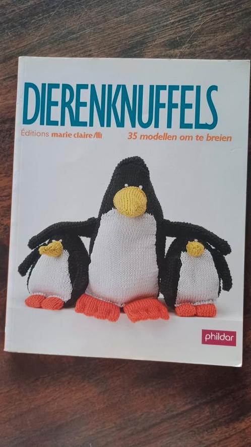 35 dierenknuffels,  punniken,  breien en haken, Hobby en Vrije tijd, Breien en Haken, Zo goed als nieuw, Breien, Patroon of Boek