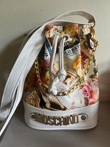 Love Moschino Schoudertas, Rugzak voor dames, wit, beschikbaar voor biedingen