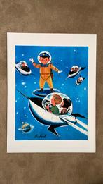 Retro poster voor kinderkamer, Minder dan 50 cm, Gebruikt, 50 tot 75 cm, Ophalen of Verzenden
