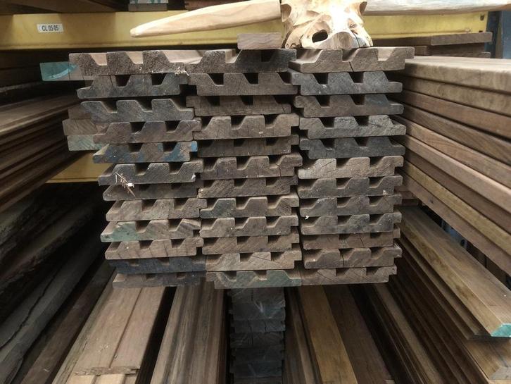 Frake triple design Rabat lange lengtes, Tuin en Terras, Palen, Balken en Planken, Nieuw, Planken, 250 cm of meer, Hardhout, Ophalen