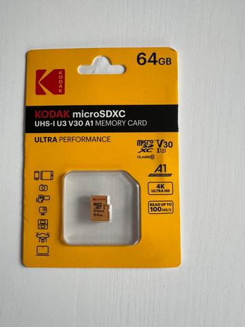 Kodak Micro SD / 64 GB / geschikt voor Nintendo switch / etc