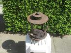 Metalen kaarshouder - wandbevestiging., Huis en Inrichting, Woonaccessoires | Kandelaars en Kaarsen, Ophalen, Gebruikt, 25 tot 50 cm