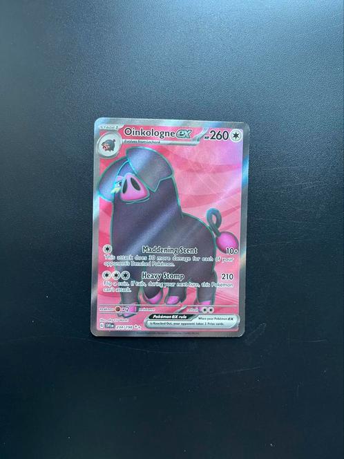 Oinkologne Ex 234/198, Hobby en Vrije tijd, Verzamelkaartspellen | Pokémon, Zo goed als nieuw, Losse kaart, Foil, Verzenden