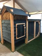 Nieuw kippenhok met ren van douglas hout, Dieren en Toebehoren, Pluimvee, Meerdere dieren, Kip