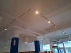 24m 3-fase spanningsrail / railverlichting incl. armaturen, Ophalen, Metaal of Aluminium, Zo goed als nieuw, Led