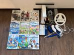 Nintendo Wii met 9 games en 3 controllers, Spelcomputers en Games, Spelcomputers | Nintendo Wii, Ophalen of Verzenden, Gebruikt
