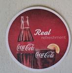 Coca-Cola Onderzetter/viltje Real refreshment, Ophalen of Verzenden, Nieuw, Gebruiksvoorwerp
