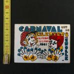 Sticker Carnaval Zwolle De Eileuvers 1981, Verzamelen, Stickers, Bedrijf of Vereniging, Ophalen of Verzenden, Zo goed als nieuw