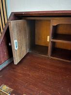 Houten secretaire / bureau met uitklapbaar blad, Ophalen, Gebruikt