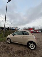 Fiat 500C 0.9 85pk Turbo Twinair 2012 Grijs, Auto's, Fiat, Cabriolet, Origineel Nederlands, Bruin, Handgeschakeld