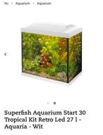 Startersaquarium superfish 27 liter, Dieren en Toebehoren, Ophalen