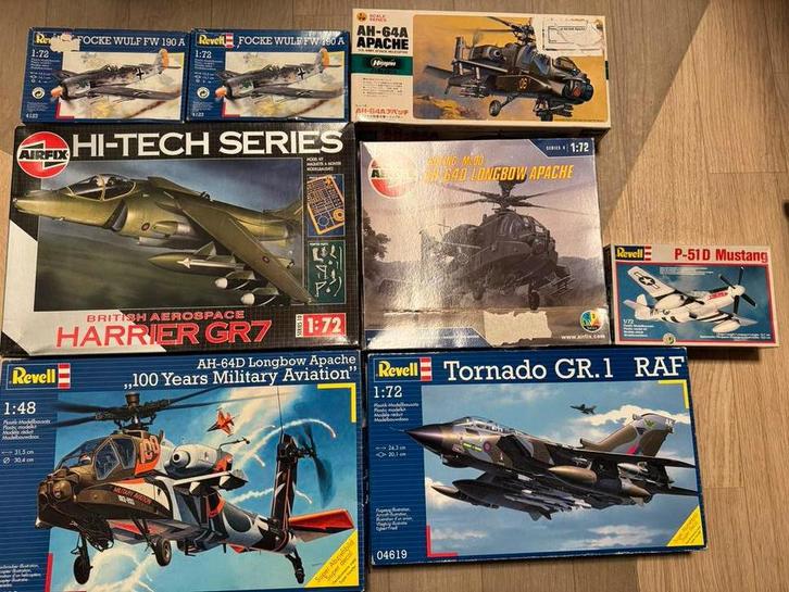 1:72 / 1/48 Modelbouwpakketten, Hobby en Vrije tijd, Modelbouw | Vliegtuigen en Helikopters, Zo goed als nieuw, Vliegtuig, 1:72 tot 1:144