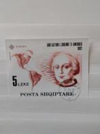 Cept Albanië blok 97 Columbus 1992 gestempeld mi 75 eu, Ophalen of Verzenden, Overige thema's