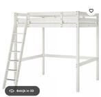 Stora ikea tweepersoons hoogslaper, Huis en Inrichting, Slaapkamer | Stapelbedden en Hoogslapers, Ophalen, Hoogslaper, Eenpersoons