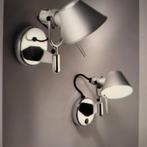 2 exclusieve wandlampjes Artemide Tolomeo Faretto, Ophalen of Verzenden, Zo goed als nieuw, Metaal, Tijdloos