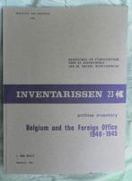 Inventarissen 23 Belgium and the foreign office 40-45, Boeken, L van Daele, Ophalen of Verzenden, Zo goed als nieuw, Tweede Wereldoorlog