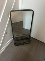 Metalen industriële spiegel met plankje 47x75 cm, Huis en Inrichting, Woonaccessoires | Spiegels, Ophalen, Minder dan 50 cm, Zo goed als nieuw