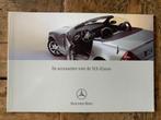 Folder Mercedes-Benz SLK-klasse R170 Accessoires 2001, Nieuw, Mercedes-Benz, Mercedes, Ophalen of Verzenden
