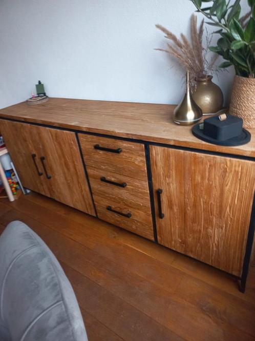 Dressoir, eettafel,tv kast,salontafel mango hout, Huis en Inrichting, Kasten | Dressoirs, Zo goed als nieuw, 100 tot 150 cm, 25 tot 50 cm