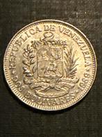 Venezuela 2 Bolivares 1988, Ophalen, Zuid-Amerika, Losse munt, Zilver