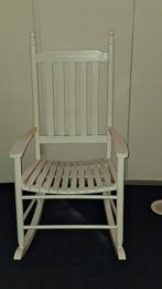 Schommelstoel, Huis en Inrichting, Ophalen, Gebruikt, Wit, Eén