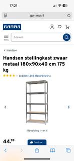 Nette stellingkast metaal 180x90x40cm (3stuks), Ophalen, Zo goed als nieuw