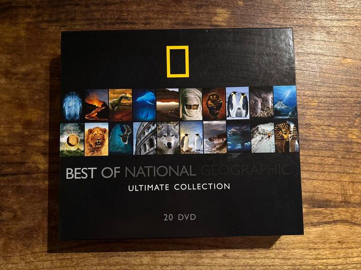 National Geographic Ultimate Collection - 20 DVD Boxset, Cd's en Dvd's, Dvd's | Documentaire en Educatief, Zo goed als nieuw, Natuur