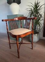 Edwardian Mahogany hoek stoeltje, Antiek en Kunst, Ophalen
