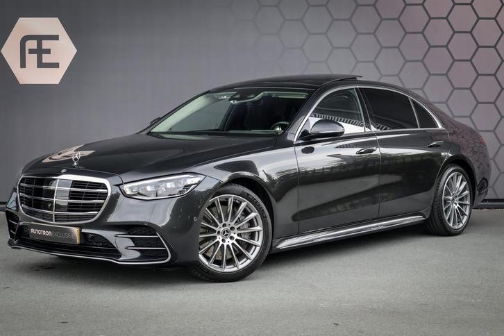 Mercedes-Benz S-Klasse 500 4MATIC Lang AMG Line | BURMESTER, Auto's, Mercedes-Benz, Bedrijf, Te koop, S-Klasse, 360° camera, 4x4