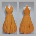 Vintage stijl Miss Candyfloss jurk geel mosterd mt XS, Geel, Miss Candyfloss, Ophalen of Verzenden, Zo goed als nieuw