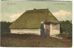 V46 Veluwe boerin bij haar boerderijtje, Verzenden, Voor 1920, Gelopen, Gelderland