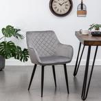 Eetkamerstoel met armleuning Mona-Set van 6, Huis en Inrichting, Stoelen, Ophalen, Nieuw, Metaal, Eén