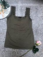 Topje kaki kleurig maat S, Ophalen of Verzenden, Zo goed als nieuw, Groen, Maat 36 (S)